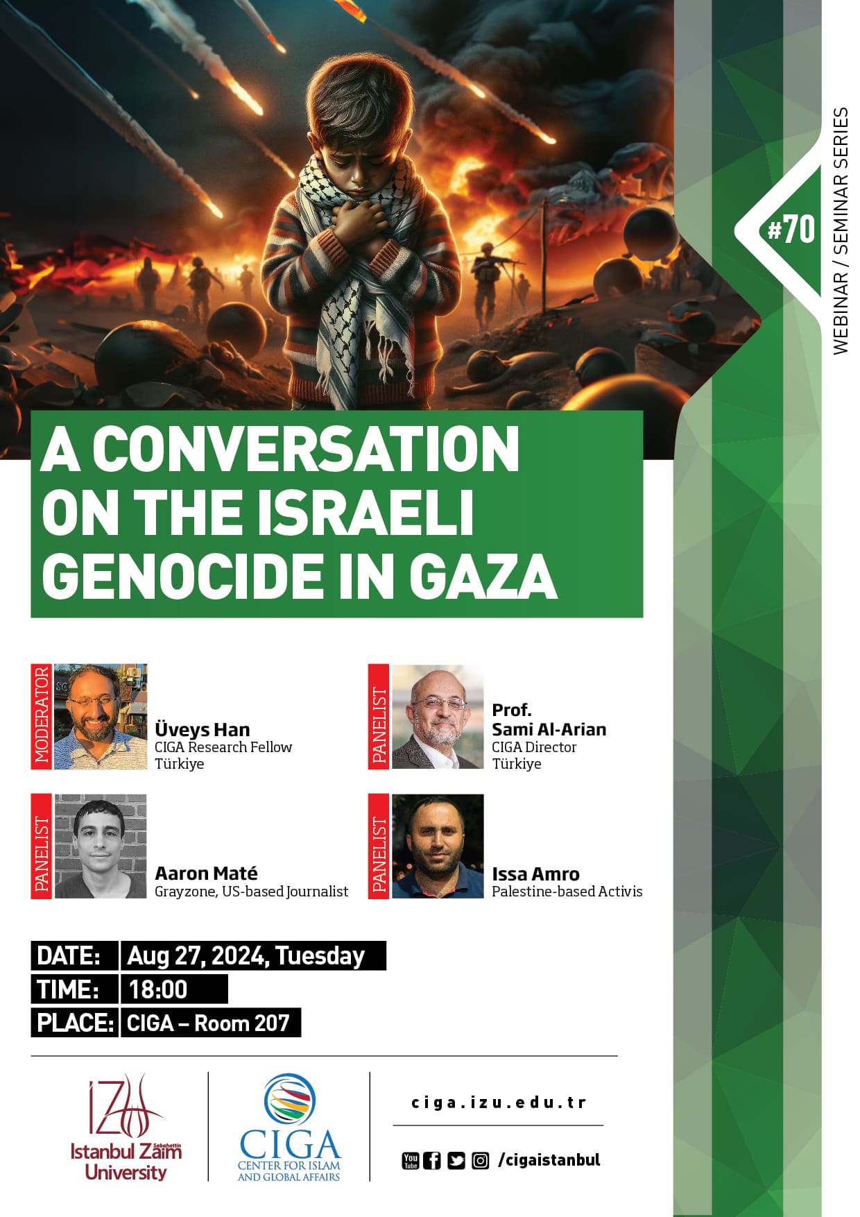 A CONVERSATION ON THE ISRAELI GENOCIDE IN GAZA