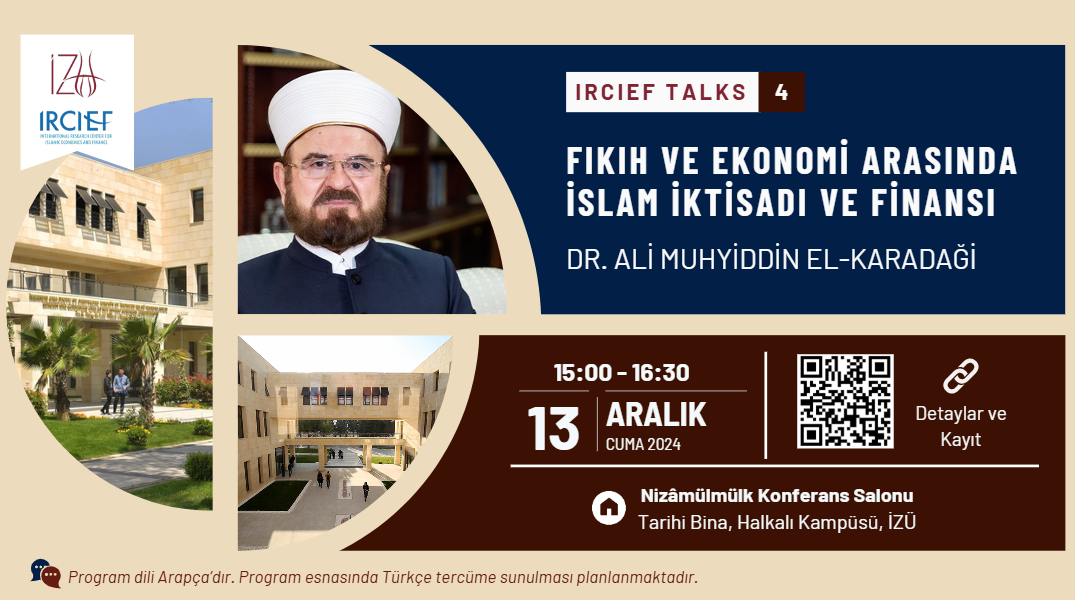 IRCIEF Talks 4 - Dr. Ali Muhyiddin El-Karadaği
