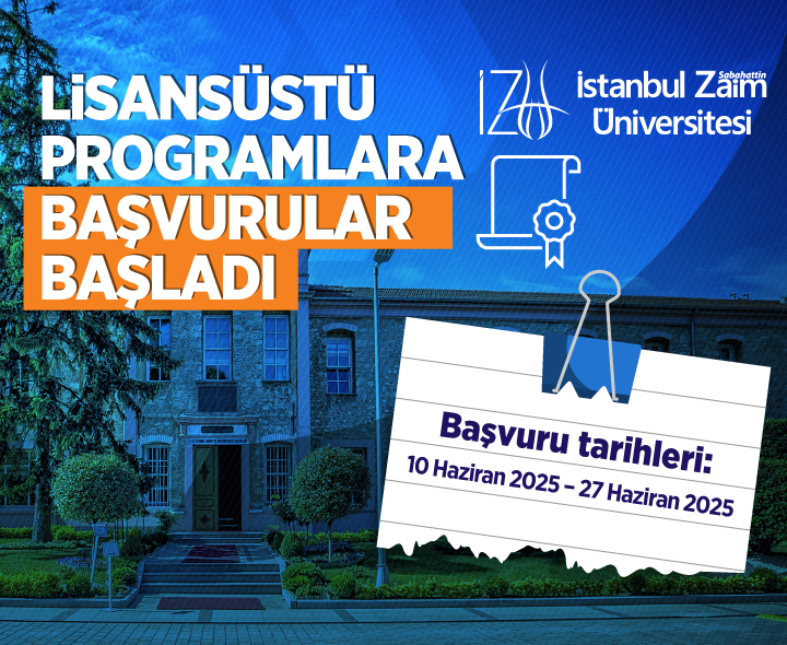 Kariyerini İZÜ'nün lisansüstü programlarından biriyle taçlandır! 🎓 Kariyerini İZÜ'nün lisansüstü programlarından biriyle taçlandır! 🎓