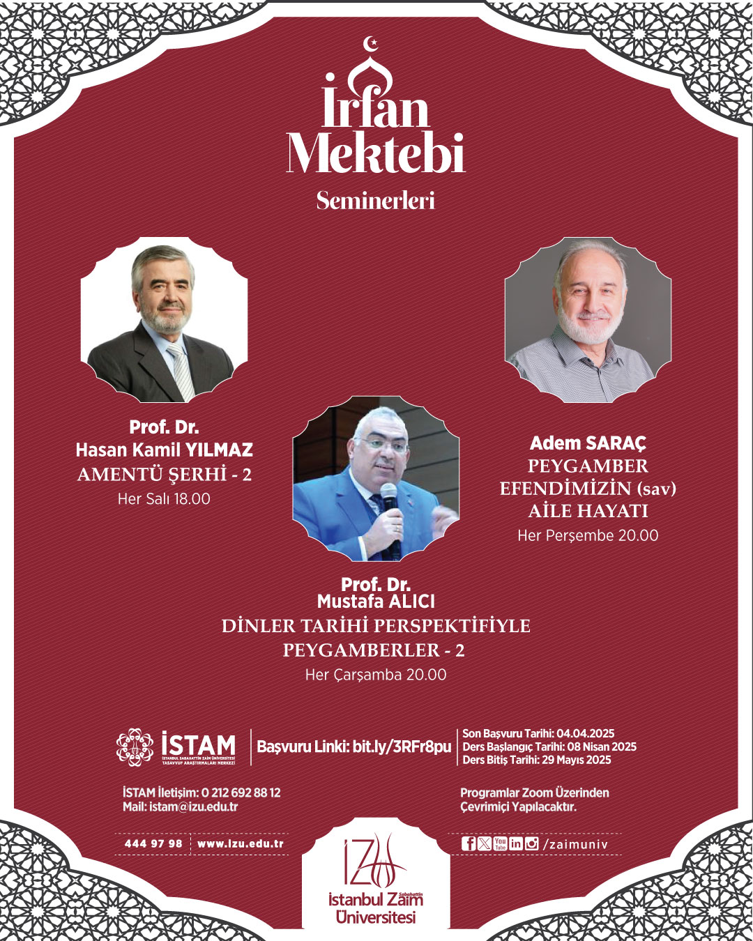 İrfan Mektebi Seminerleri İrfan Mektebi Seminerleri