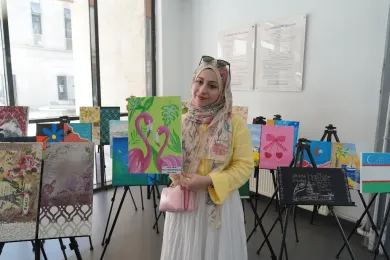 7. Sanata Yolculuk Sergisi Sanatseverlerle Buluştu