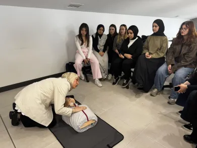 Özel Eğitim Bölümü Öğrencileri İlk Yardım Eğitimi Aldı