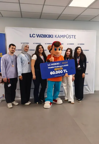Öğrencimize LCW XSIDE Challengers’tan Üçüncülük Ödülü