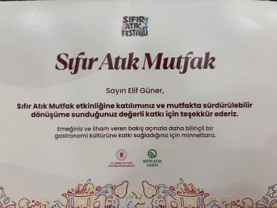 Dr. Güner, "Sıfır Atık Festivali"nde Eğitim Verdi
