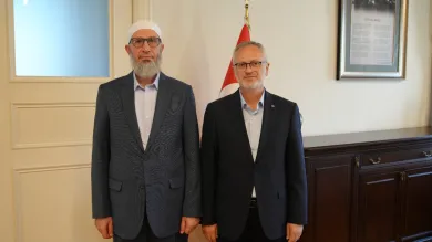 Suriye Evkaf Bakanlığı Heyeti İZÜ’deydi