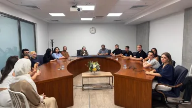Uluslararası Akademik İş Birlikleri Kapsamında Haxhi Zeka Üniversitesi Hukuk Fakültesi Heyetini Ağırladık