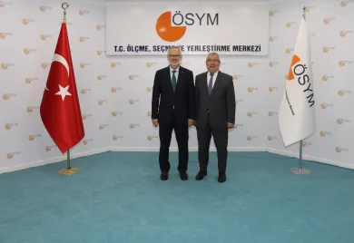 Rektör Küçük ÖSYM, YTB ve Ulusal Ajans'ı Ziyaret Etti