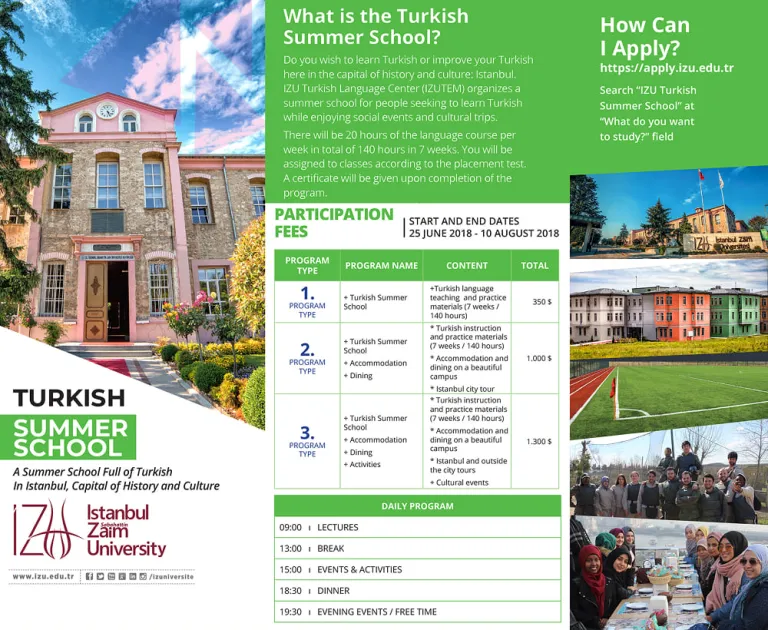 TURKISH SUMMER SCHOOL