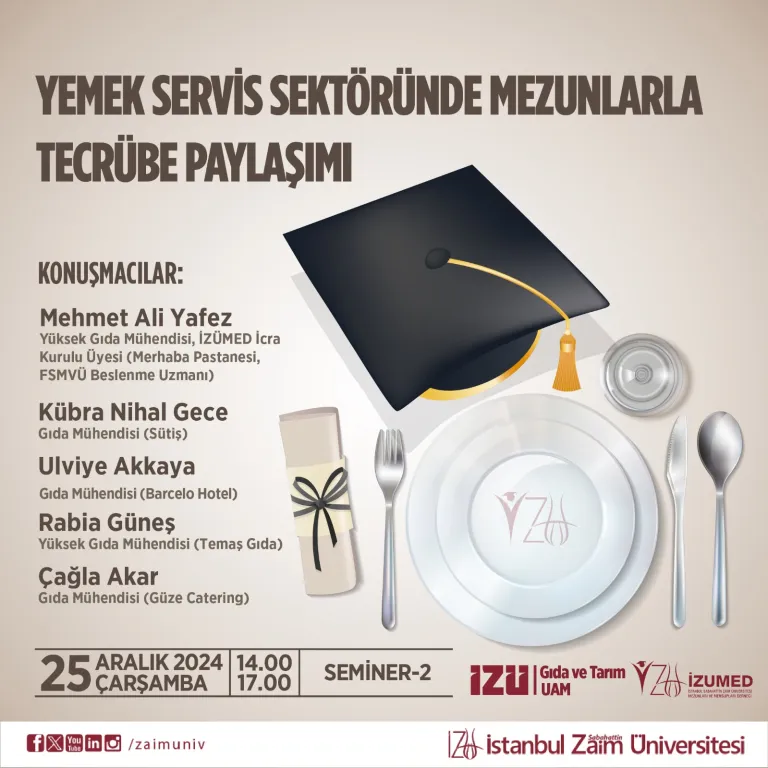 İZÜMED Mezunlarla Tecrübe Paylaşımı