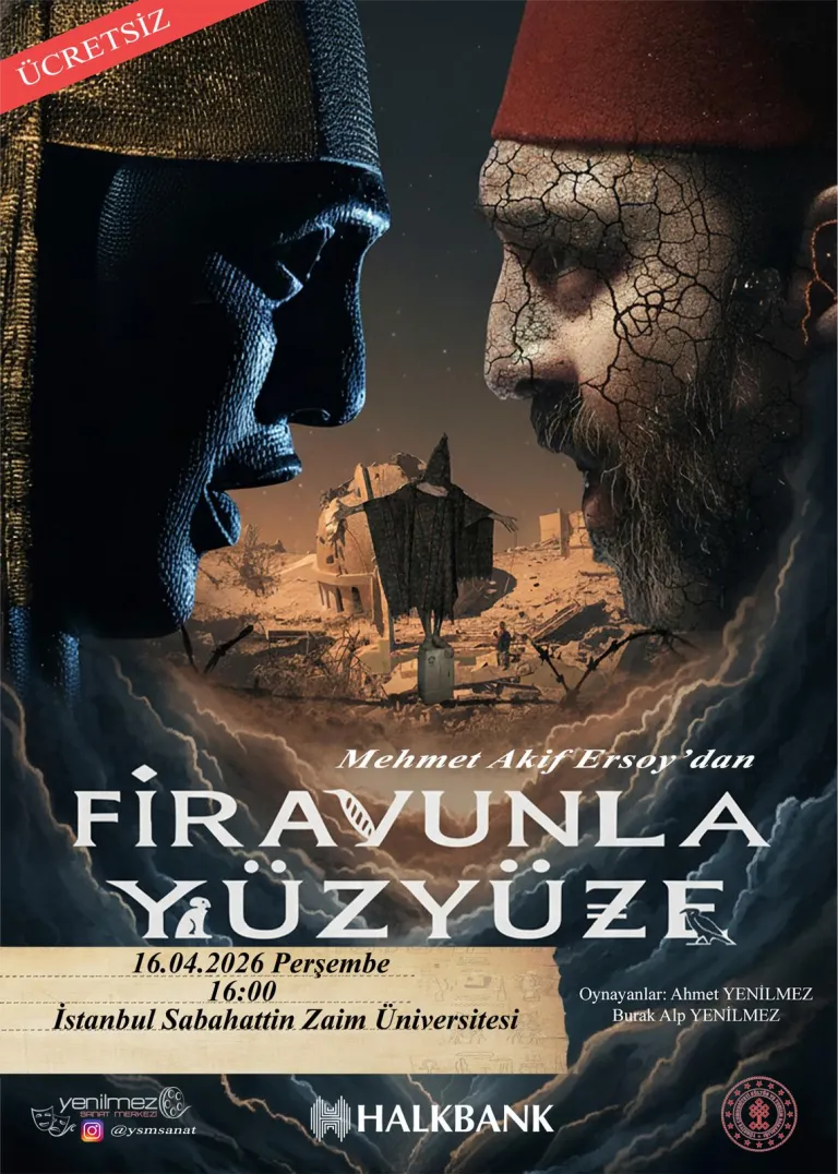 “Firavunla Yüz Yüze”, İZÜ Sahnesinde