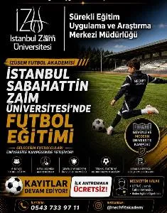 Futbol Eğitimi kayıtları devam ediyor.