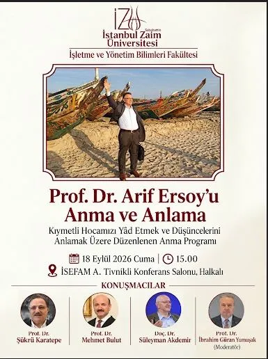Prof. Dr. Arif Ersoy’u Anma ve Anlama Programı
