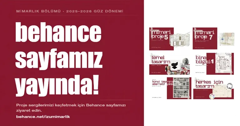 Mimarlık Bölümü 2025-2026 Güz Dönemi projeleri dijitalde sergileniyor!