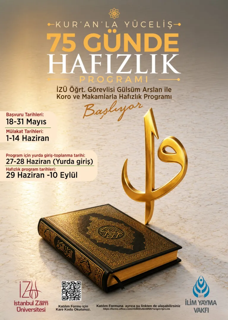 75 GÜNDE HAFIZLIK PROGRAMI BAŞLIYOR!