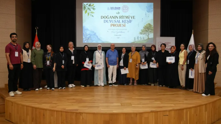 Doğanın Ritmi ve Duyusal Keşif Projesi İZÜ’de Gerçekleştirildi