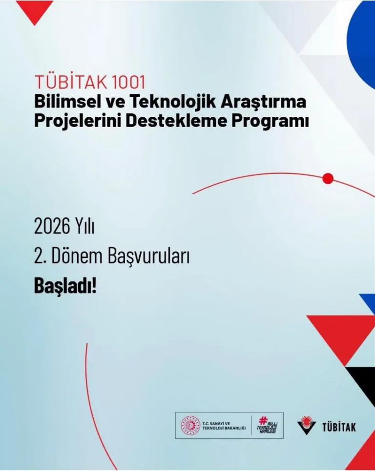 ARDEB 1001 Programı’nın 2026 Yılı 2. Dönem Başvuruları Başladı