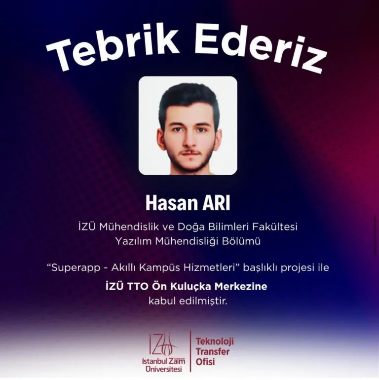 ''SuperApp – Akıllı Kampüs Hizmetleri'' Projesi Ön Kuluçka Merkezimize Kabul Edildi!