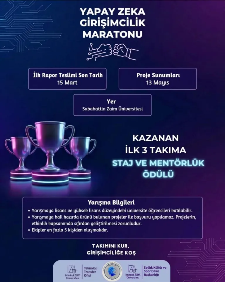 Yapay Zekâ Girişimcilik Maratonu Başlıyor!