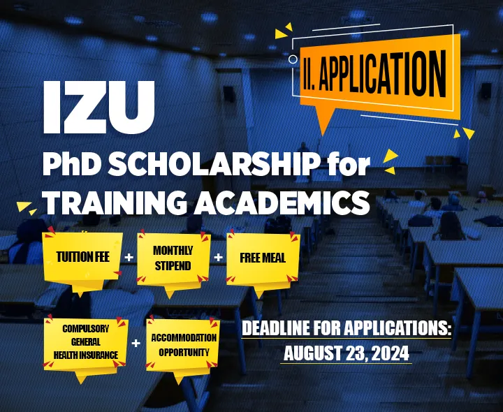 IZU PhD SCHOLARSHIP for TRAINING ACADEMICS
